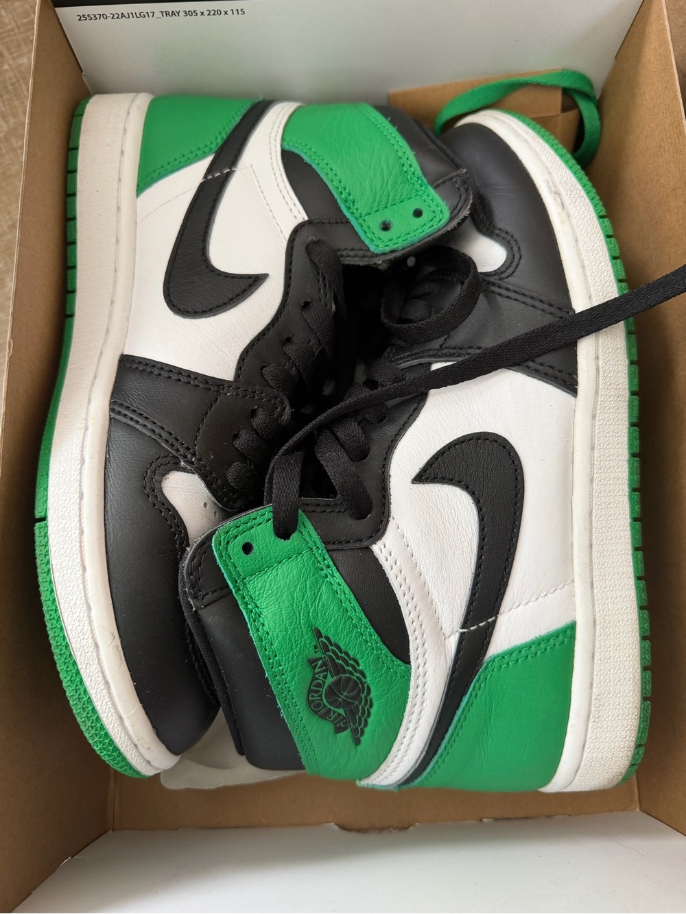 Nike air Jordan 1 retro high OG lucky green mens 7